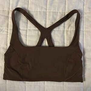 EUC Lululemon SmoothCover Yoga Bra *Light Support, B/C Cup Java size 6
